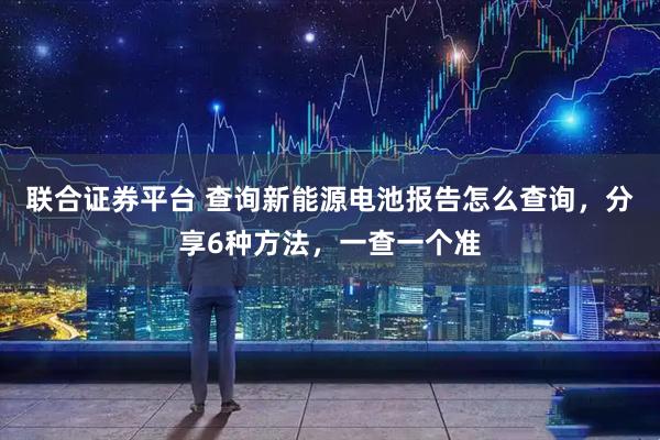 联合证券平台 查询新能源电池报告怎么查询，分享6种方法，一查一个准